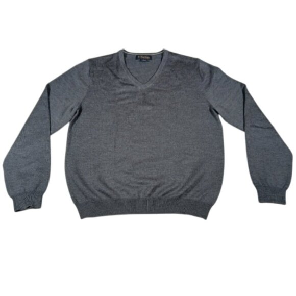 Brooks Brothers extra Italian fine Merino wool v neck sweater Medium - Picture 6 of 6